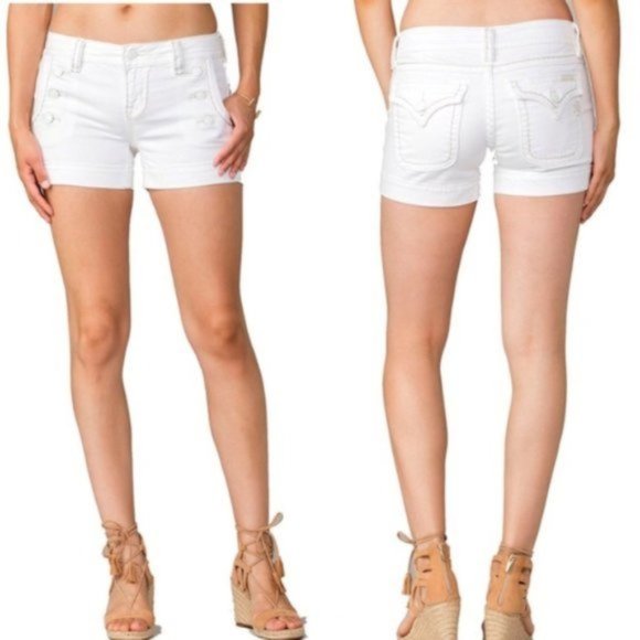 Miss Me l White Sailor Shorts - Picture 1 of 6